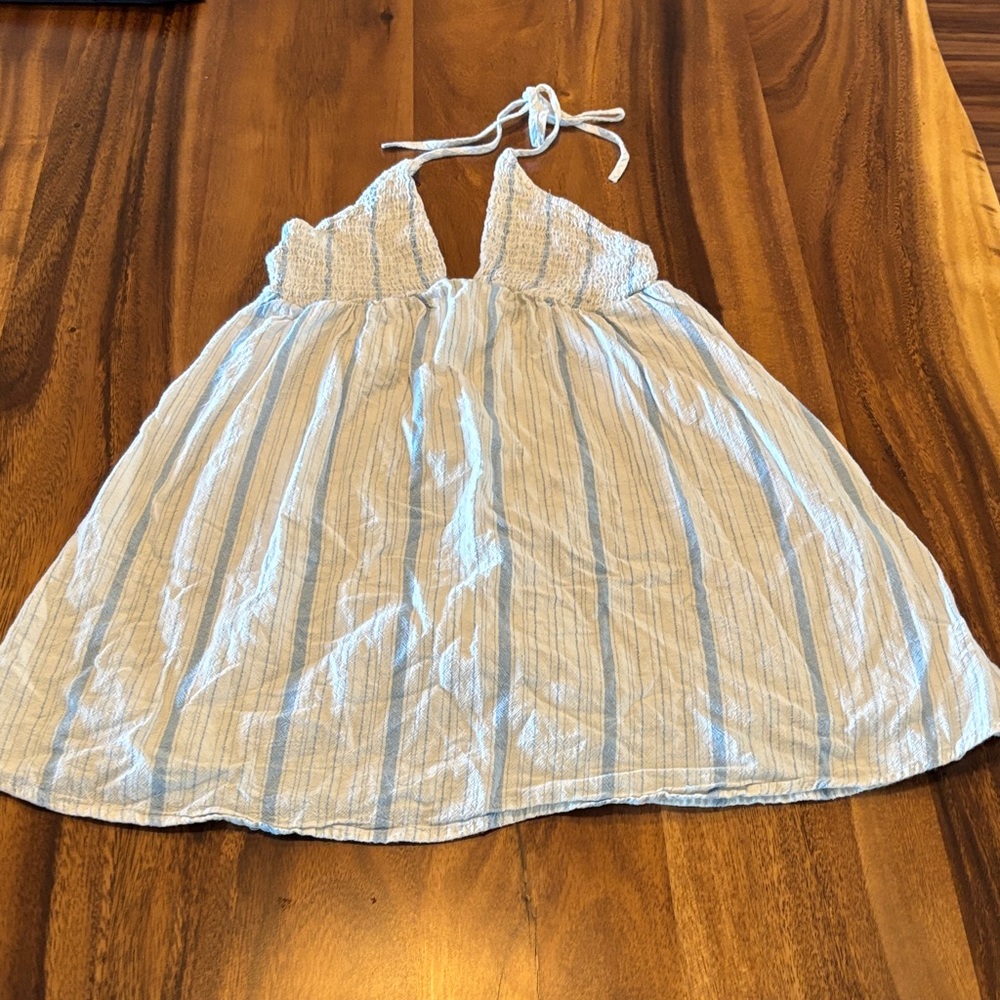 Cotton On Blue and White Striped cover up